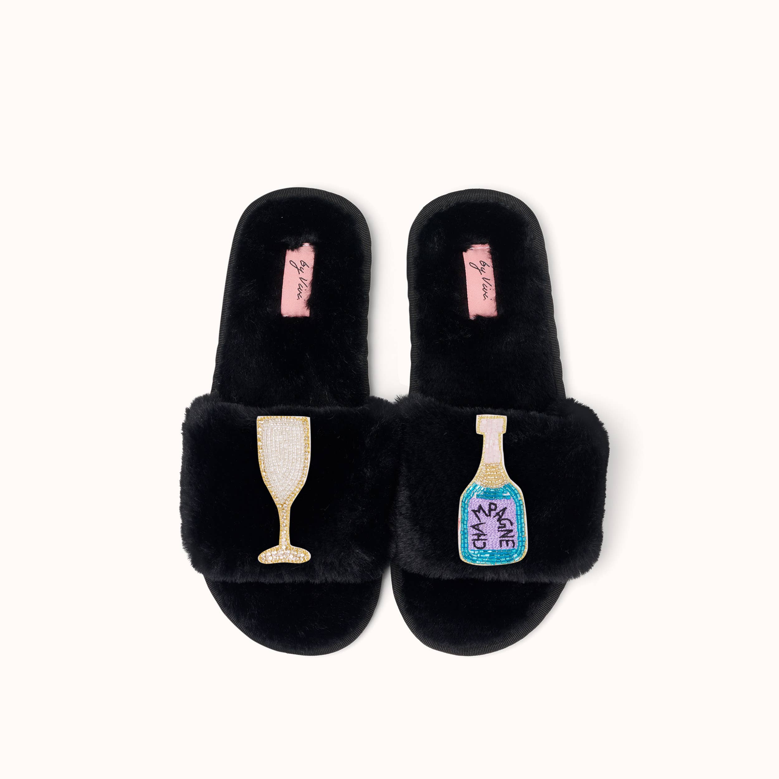 Brosche Champagner Türkis