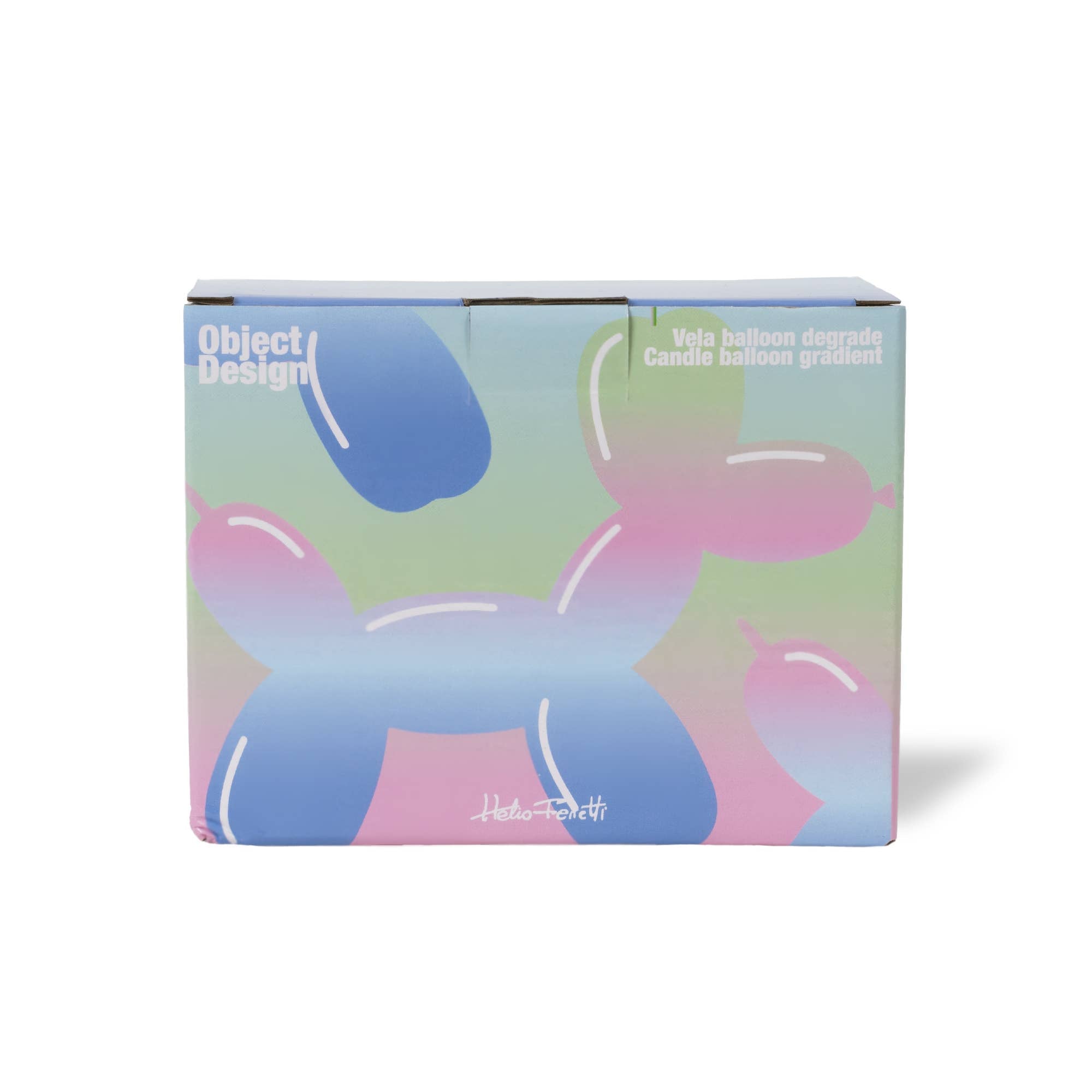 Ballonhund Kerze, Regenbogen