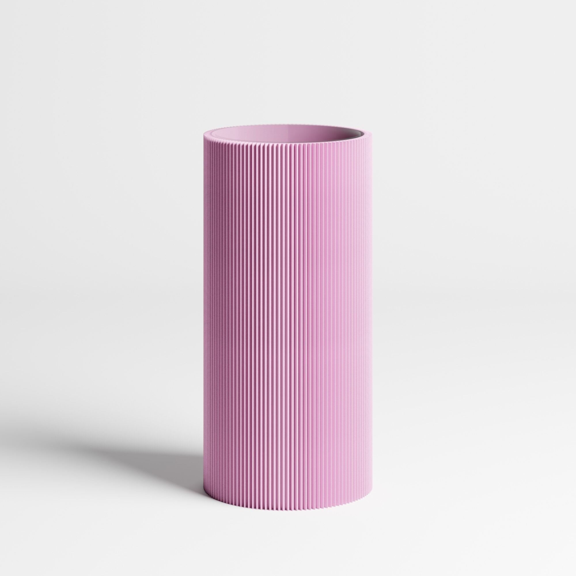 3D Vase-GERADE, Grösse S, verschiedene Farben