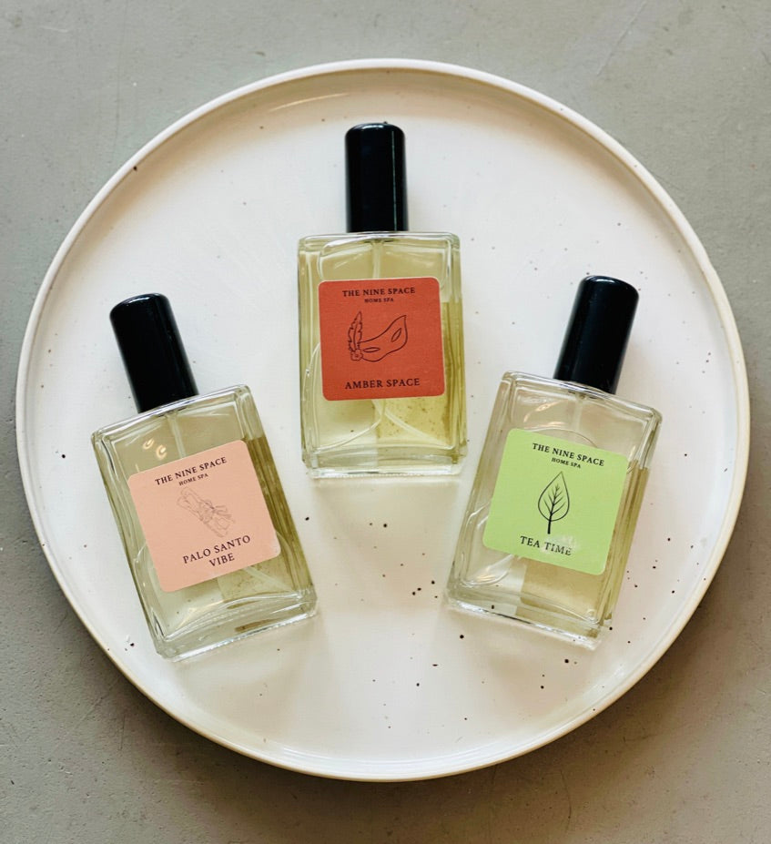 Raumspray, verschiedene Düfte