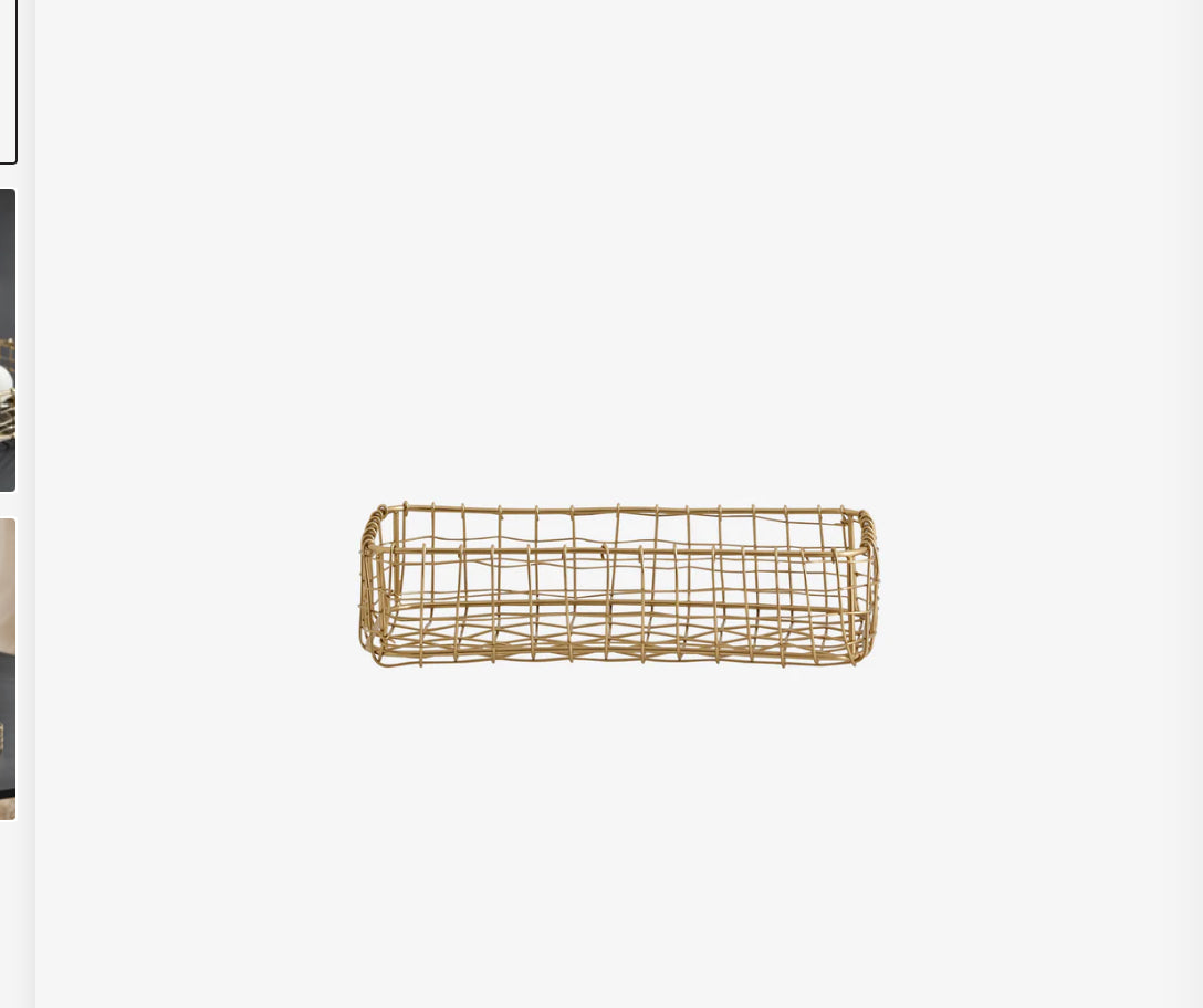 Aufbewahrungskorb, gold