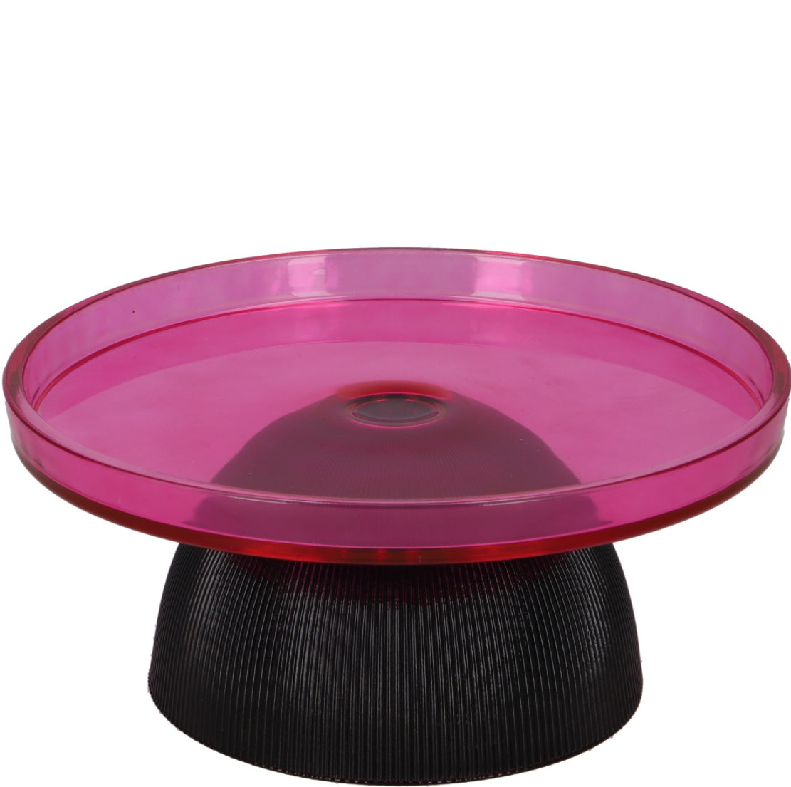 Glas Teller auf Fuß, verschiedene Farben & Größen