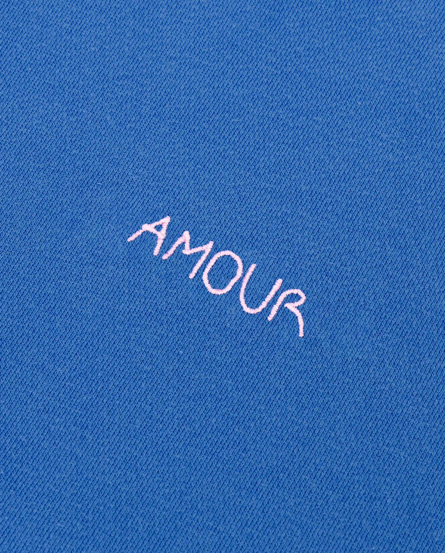 Sweatshirt, blau/rosa, verschiedene Größen