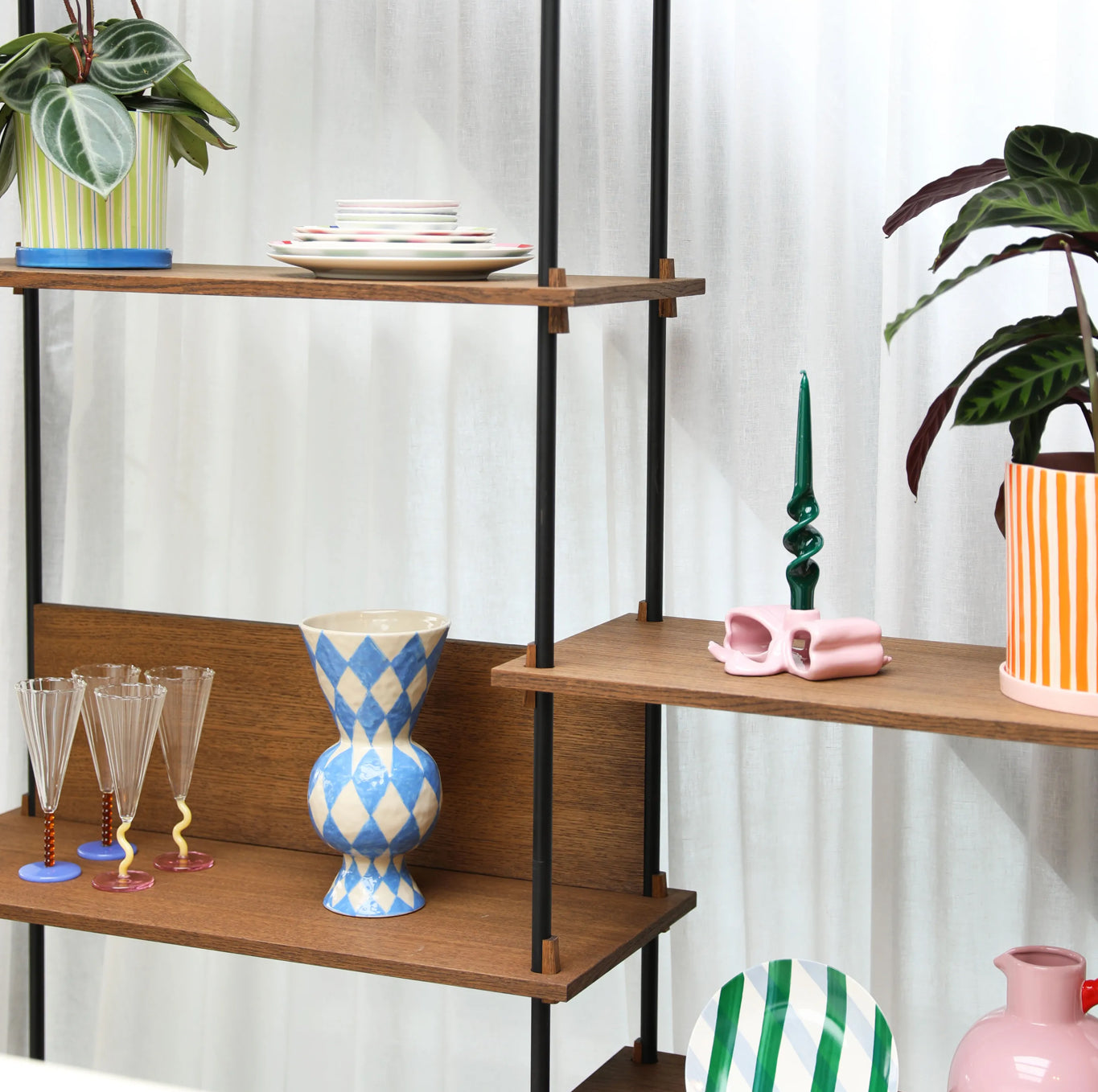 Kerzenhalter Schleife, verschiedene Farben