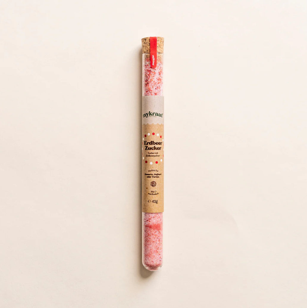 Erdbeerzucker Gewürz Topping