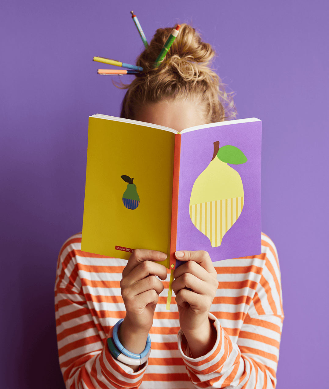 Notizbuch A5, Zitrone