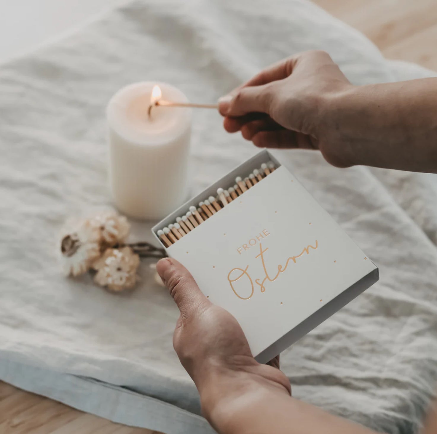 Eulenschnitt, Streichhölzer