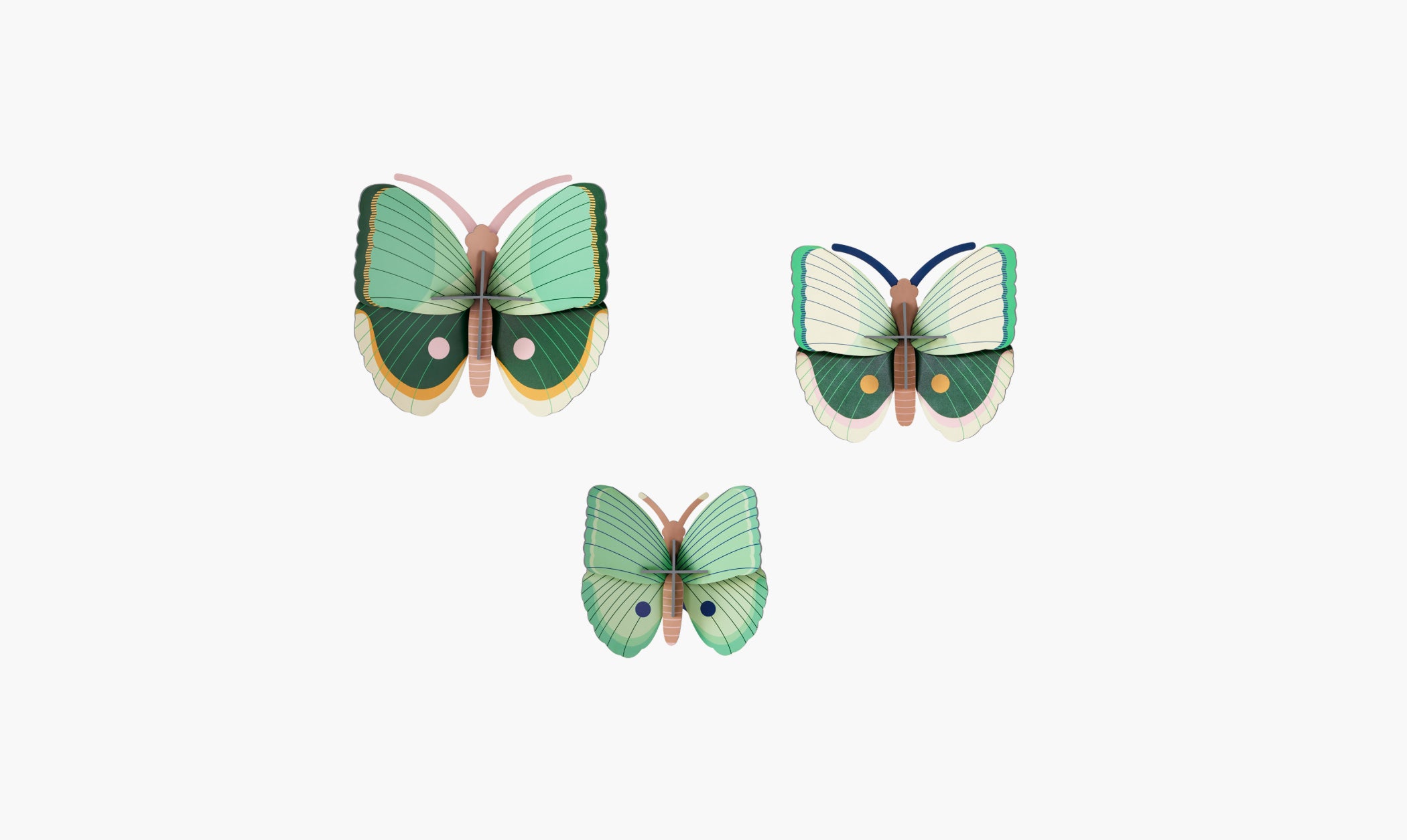 Wanddekoration 3er Set, (Wall Art), verschiedene Motive