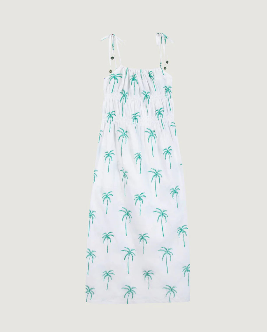 Kleid, Palmen, verschiedene Größen