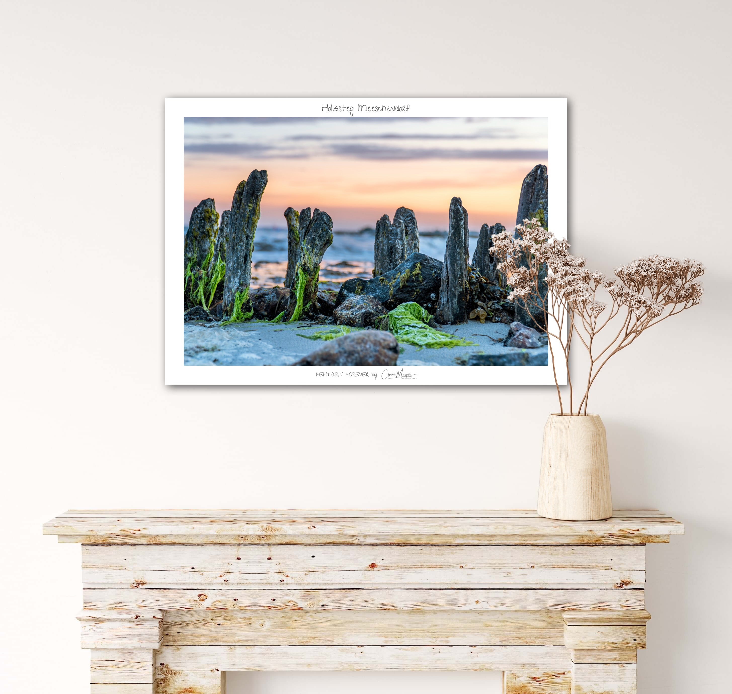 HOLZSTEG MESCHENDORF - Poster - FF, Querformat