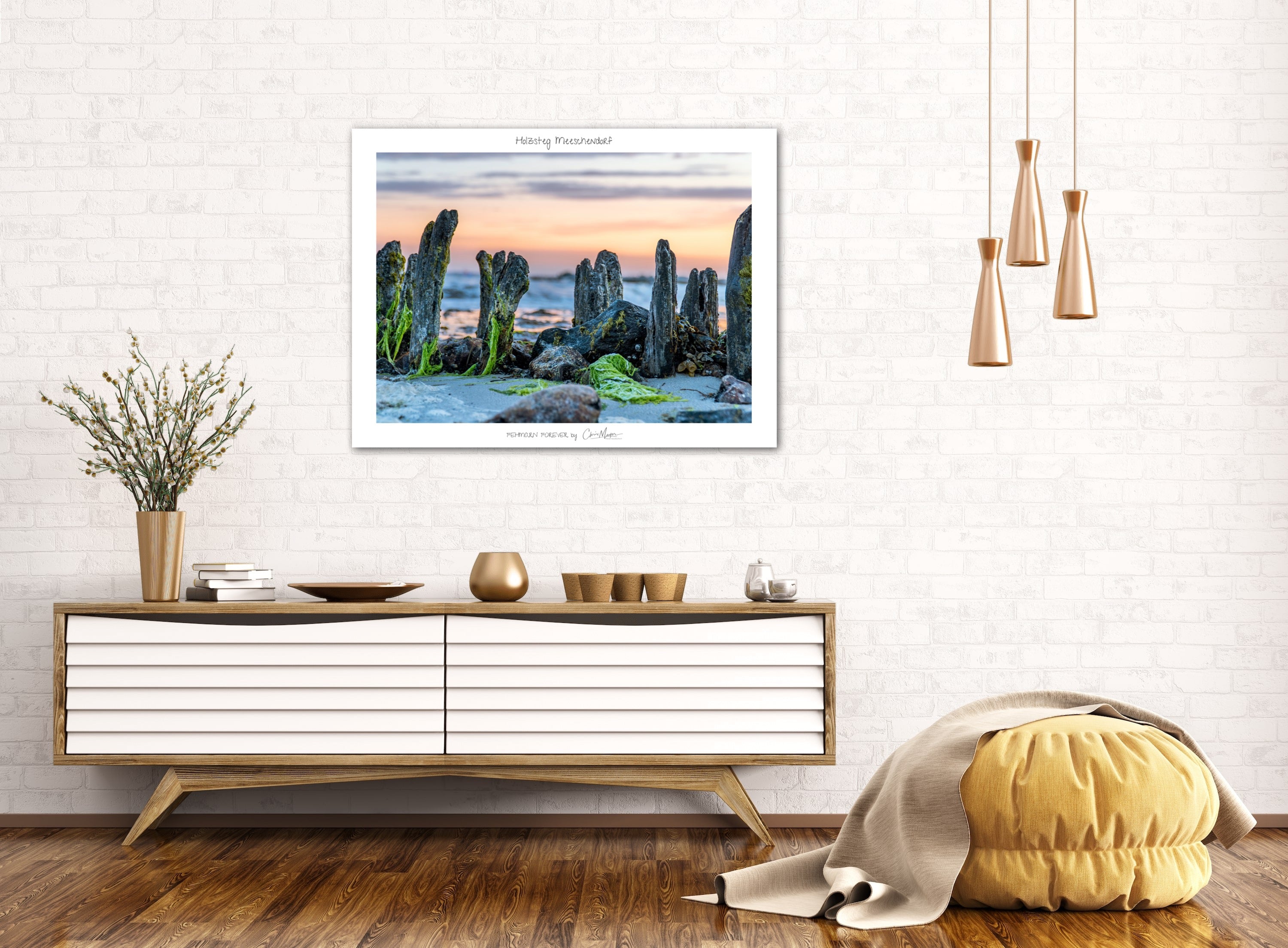 HOLZSTEG MESCHENDORF - Poster - FF, Querformat