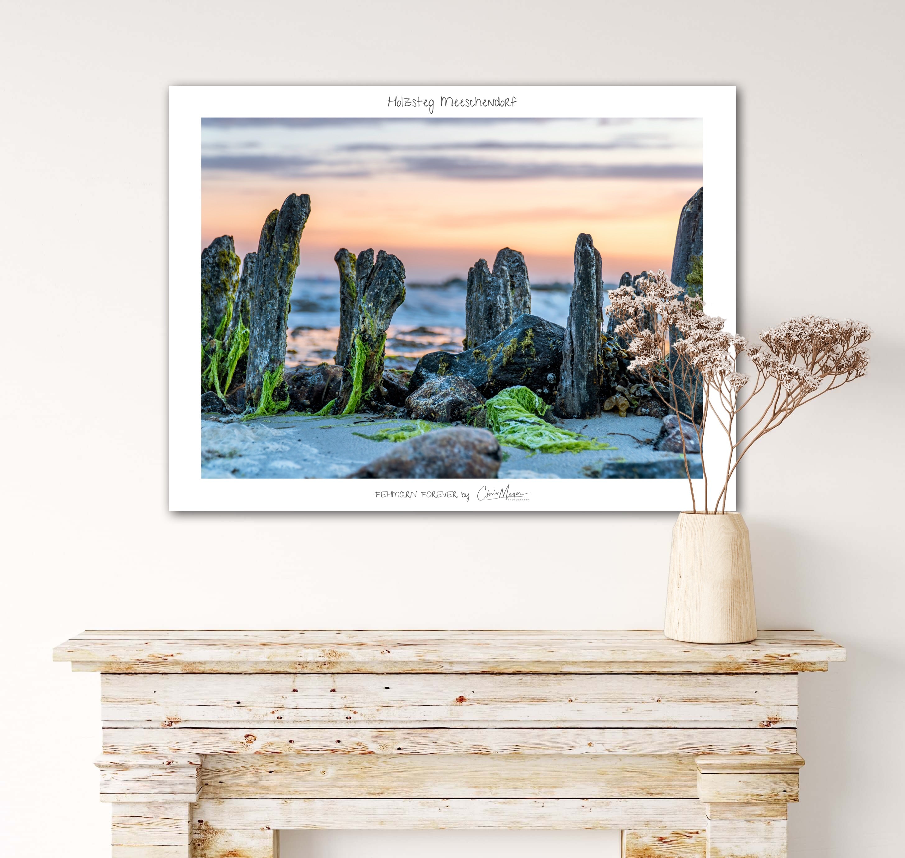 HOLZSTEG MESCHENDORF - Poster - FF, Querformat