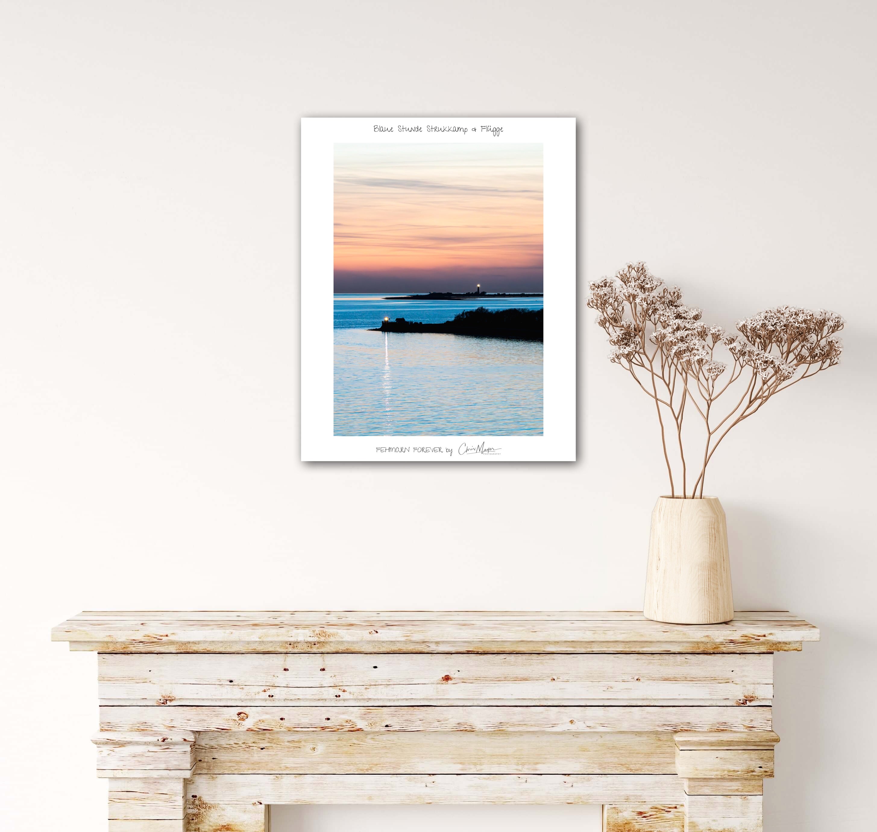 Blaue Stunde Stuckkamp & Flügge, verschiedene Grössen Hochformat