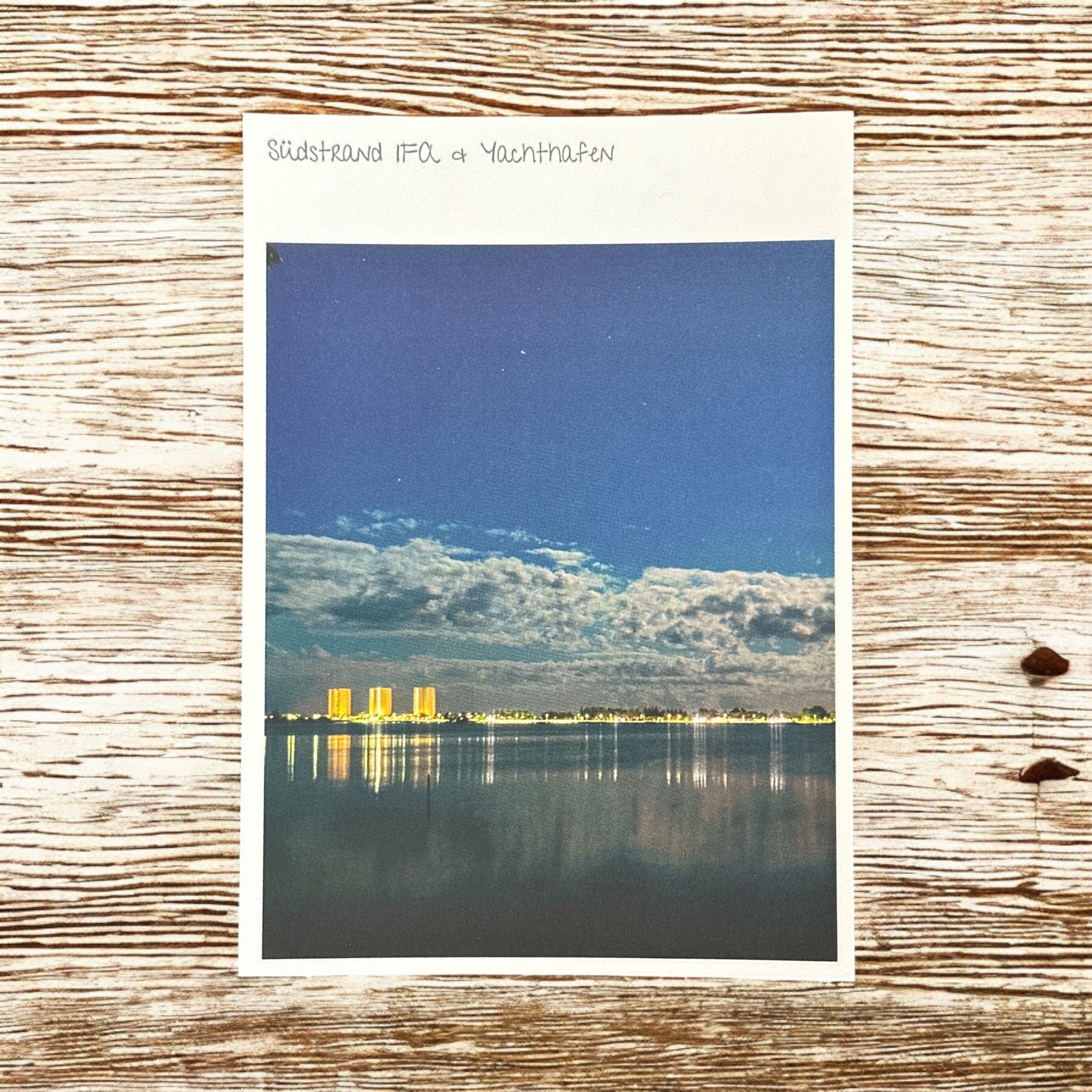 Postkarte "Südstrand IFA & Yachthafen"