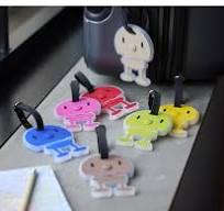 Hoptimist Kofferanhänger, verschiedene Farben, 10,5 cm