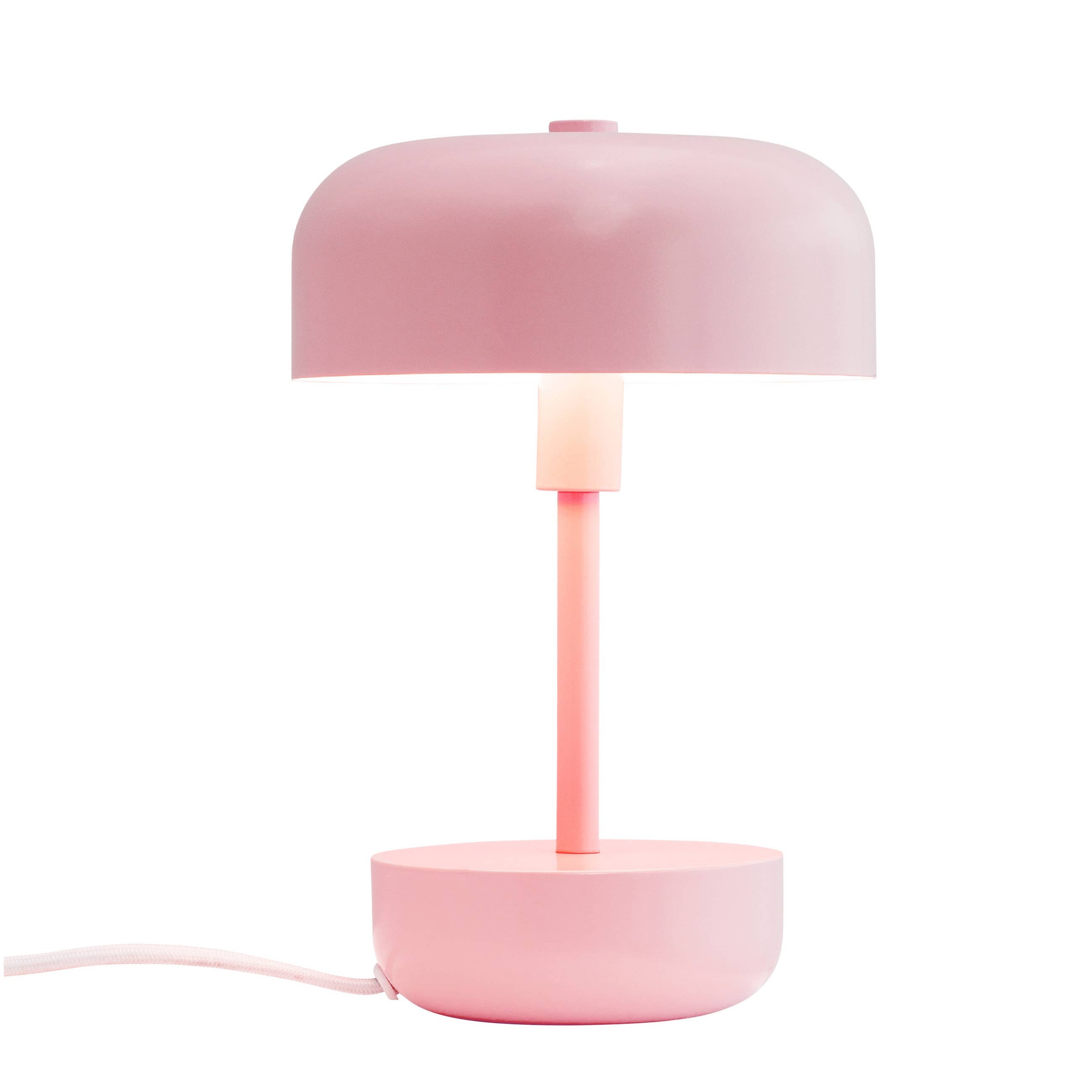 Haipot pinkfarbene Tischlampe