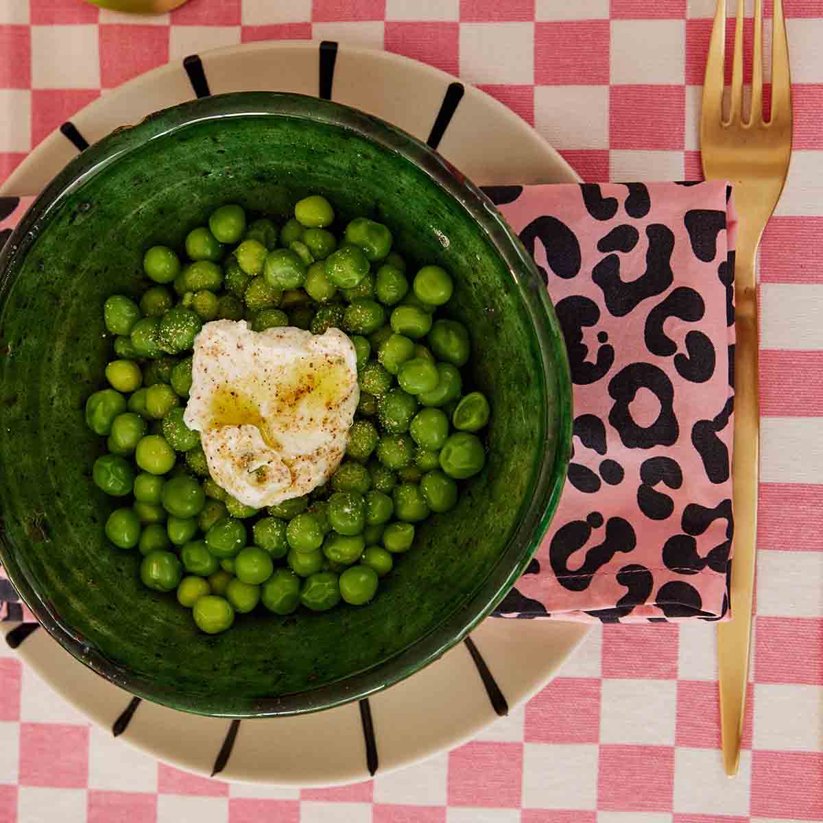 LAURENE GRAOU ERDBEER-SERVIETTE