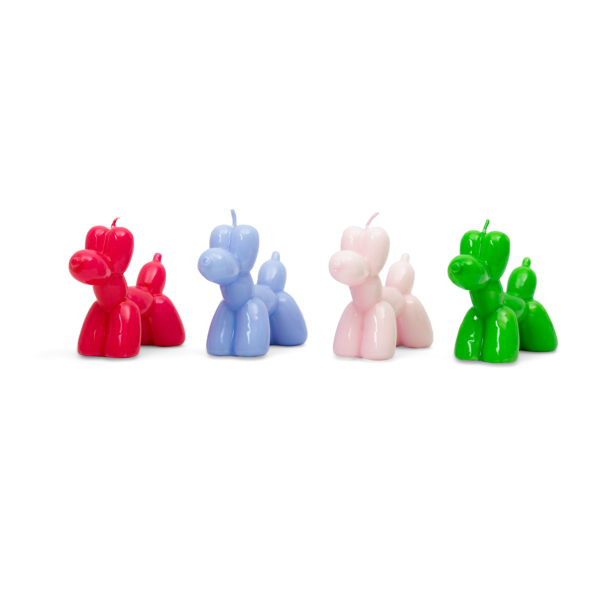 Ballonhund, pink handgemalt