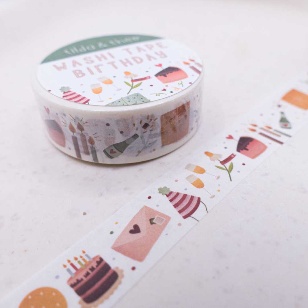 Washi Tape Geburtstag