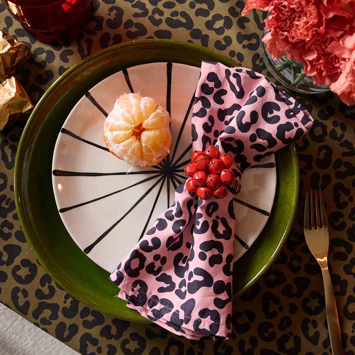 LAURENE GRAOU ERDBEER-SERVIETTE