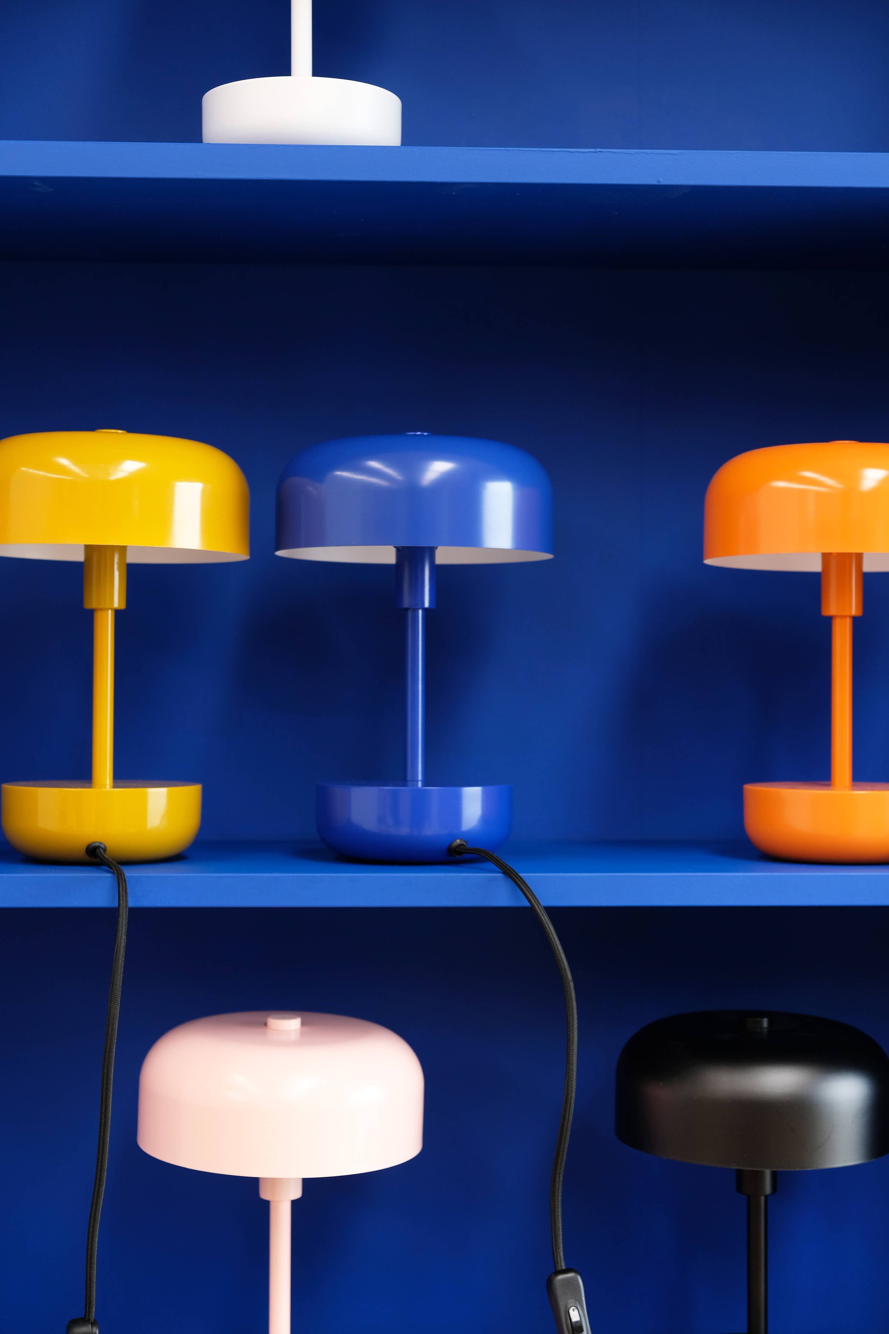 Haipot pinkfarbene Tischlampe