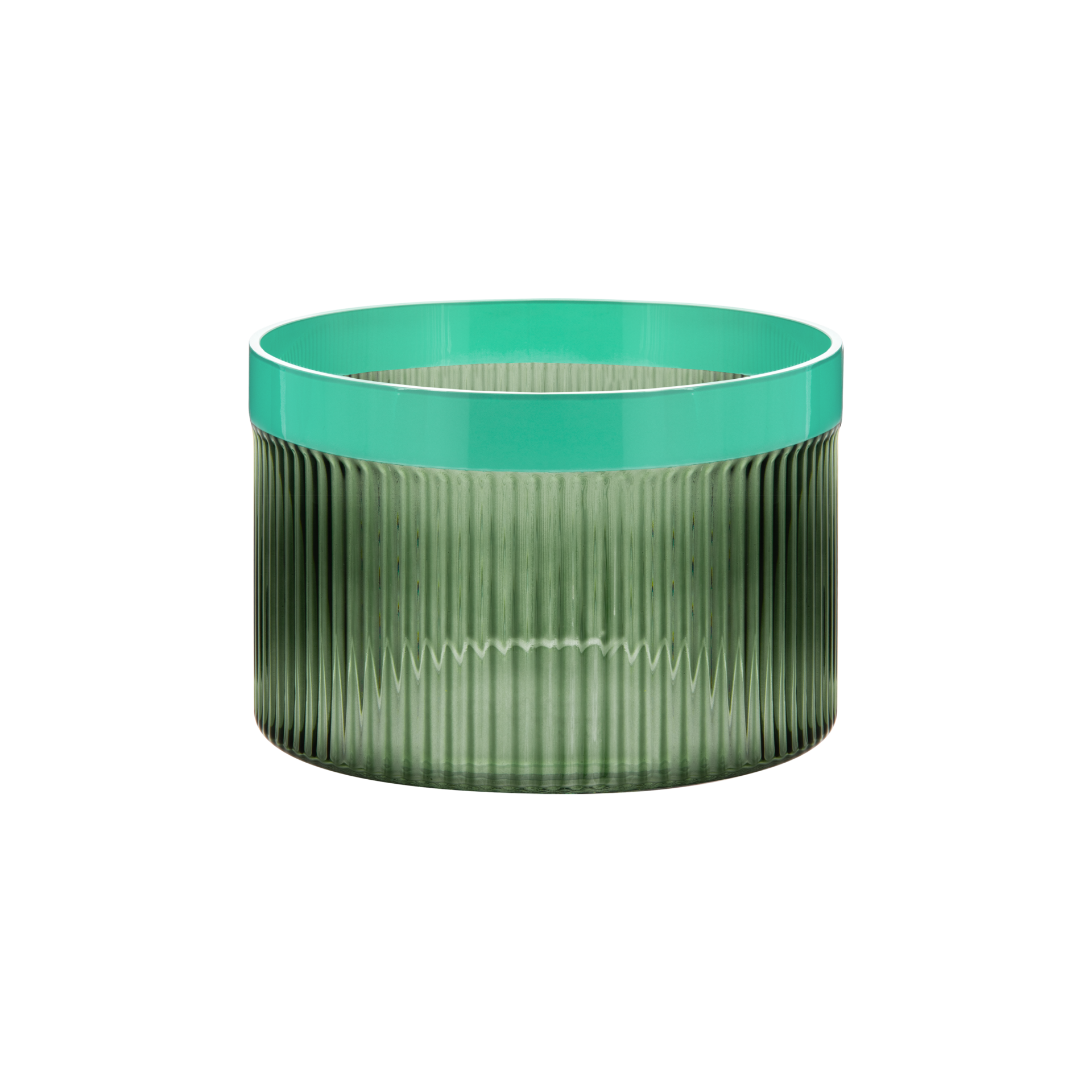 Glasschale, grün/türkis