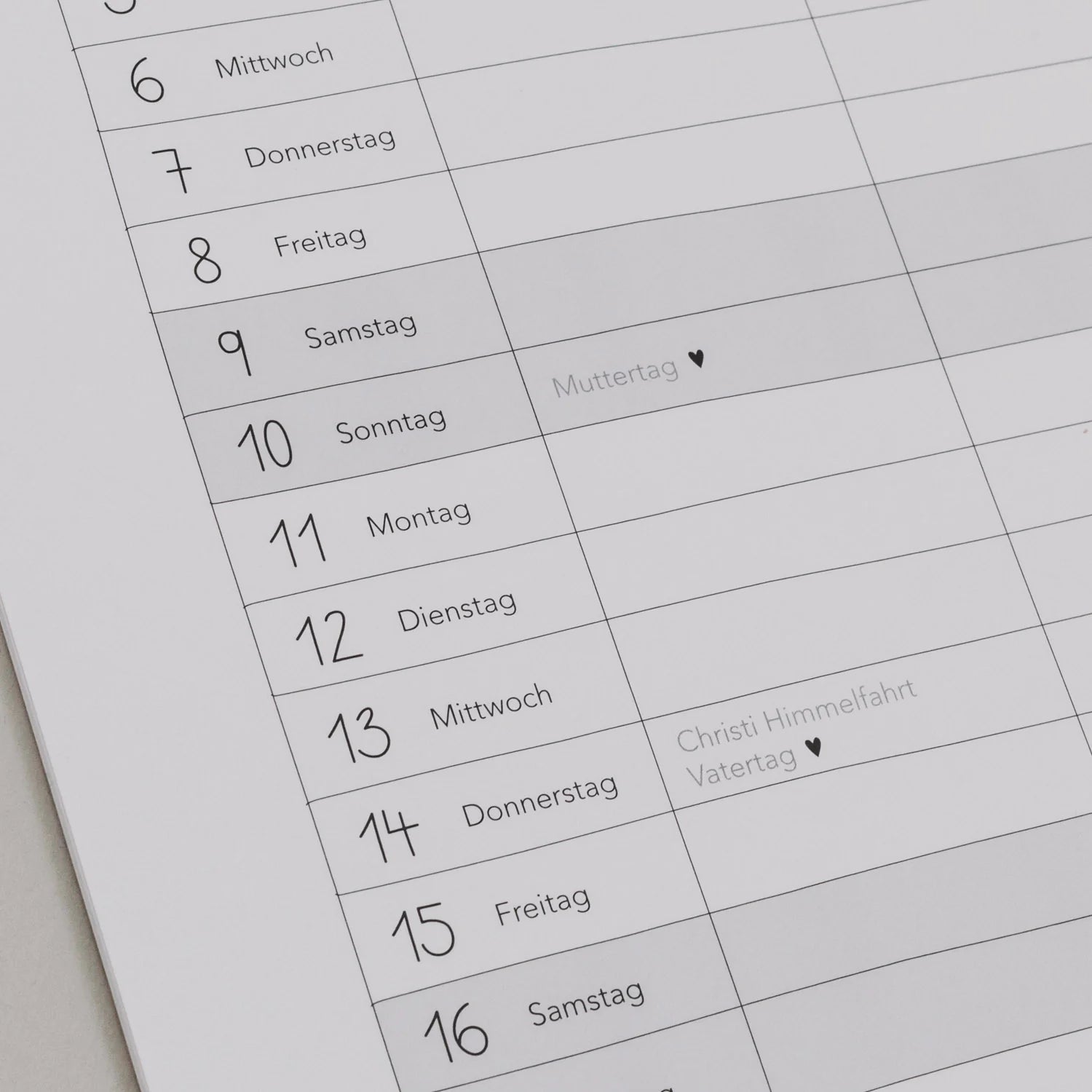 Familienkalender 2026