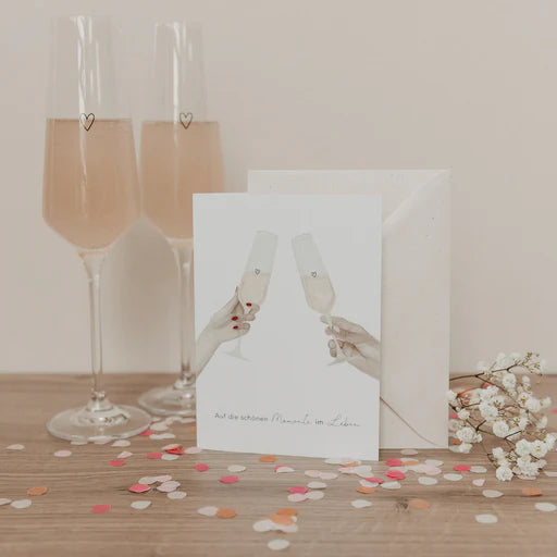 Karten zum Klappen mit Umschlag, verschiedene Motive