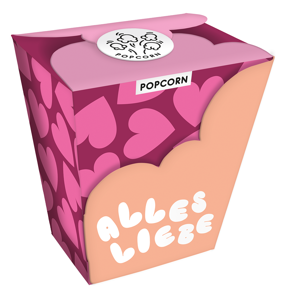 Popcorn, verschieden Verpackungen