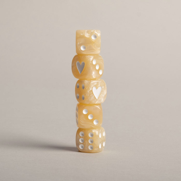 Würfelset, verschiedene Farben