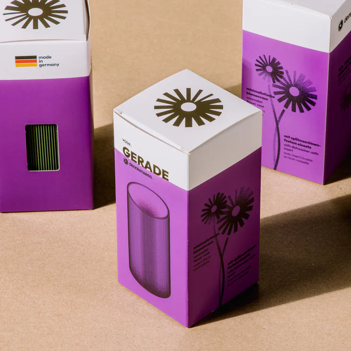 3D Vase-GERADE, Grösse S, verschiedene Farben