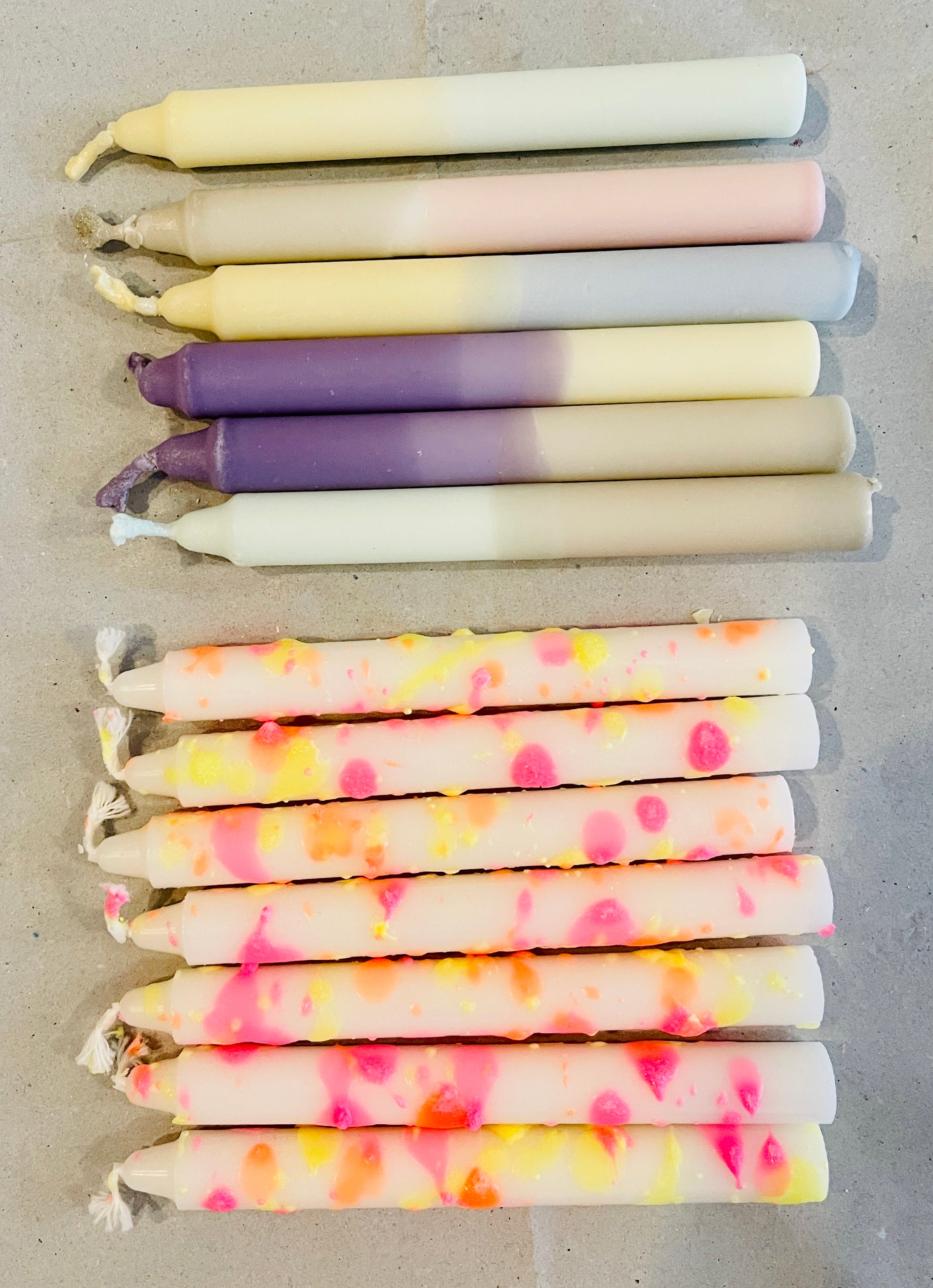 Winzlinge, 1 Kerzenhalter in verschiedene Farben