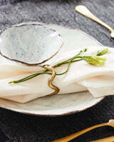 Nordal, Serviette Elfenbein, gesäumt