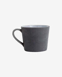 Nordal, Tasse mit Griff, schwarz