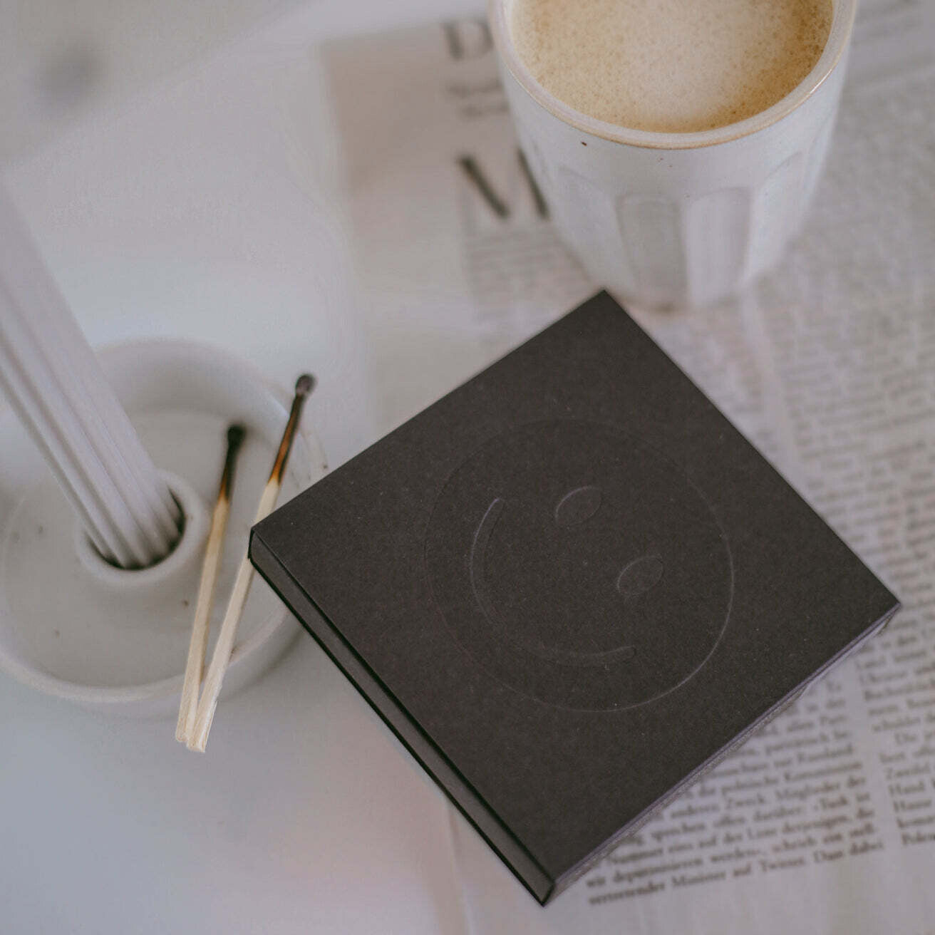 Eulenschnitt, Streichhölzer Smiley